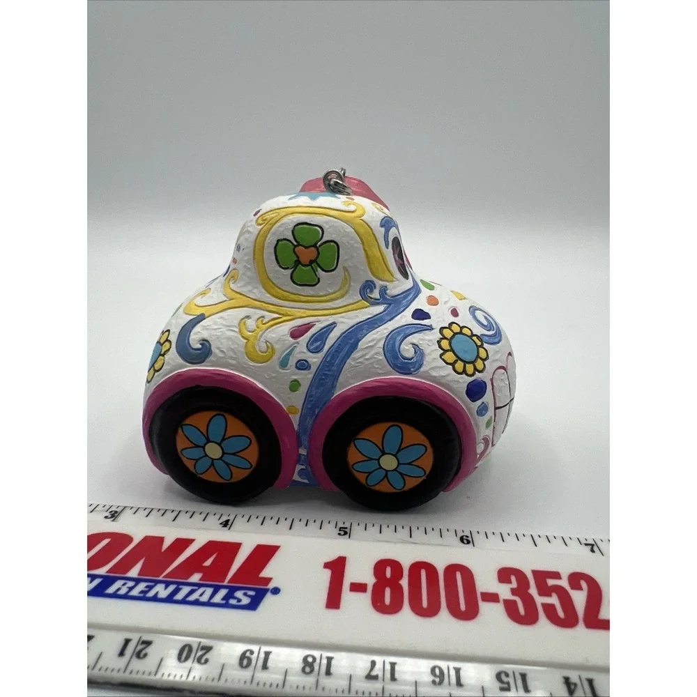 Disney Pixar CARS LAND RESIN Ornament Sugar Skull Day‎ of the Dead Car NEW
